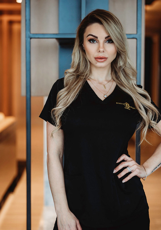 Corrie Courville, the founder of Beauty Balance Aesthetics